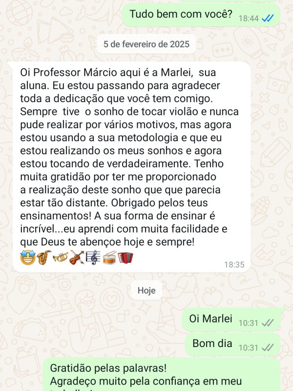 Depoimento Marlei Souza